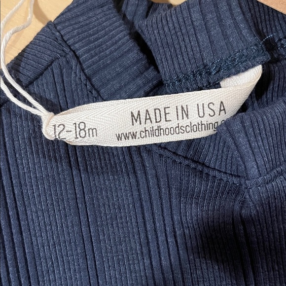 Childhood Clothing Navy Kids Crew Neck Top - Picture 2 of 5